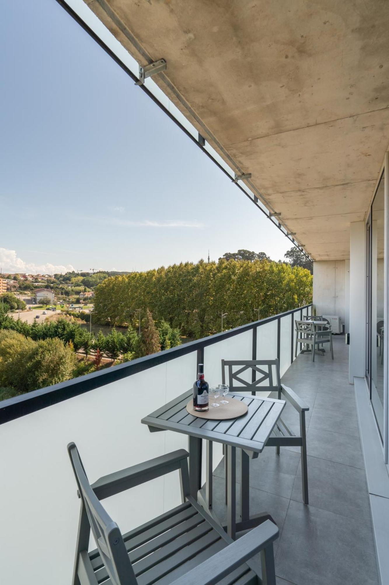 Host Wise - Luxurious Impressive Apartment - Balcony And Pool Vila Nova de Gaia Zimmer foto