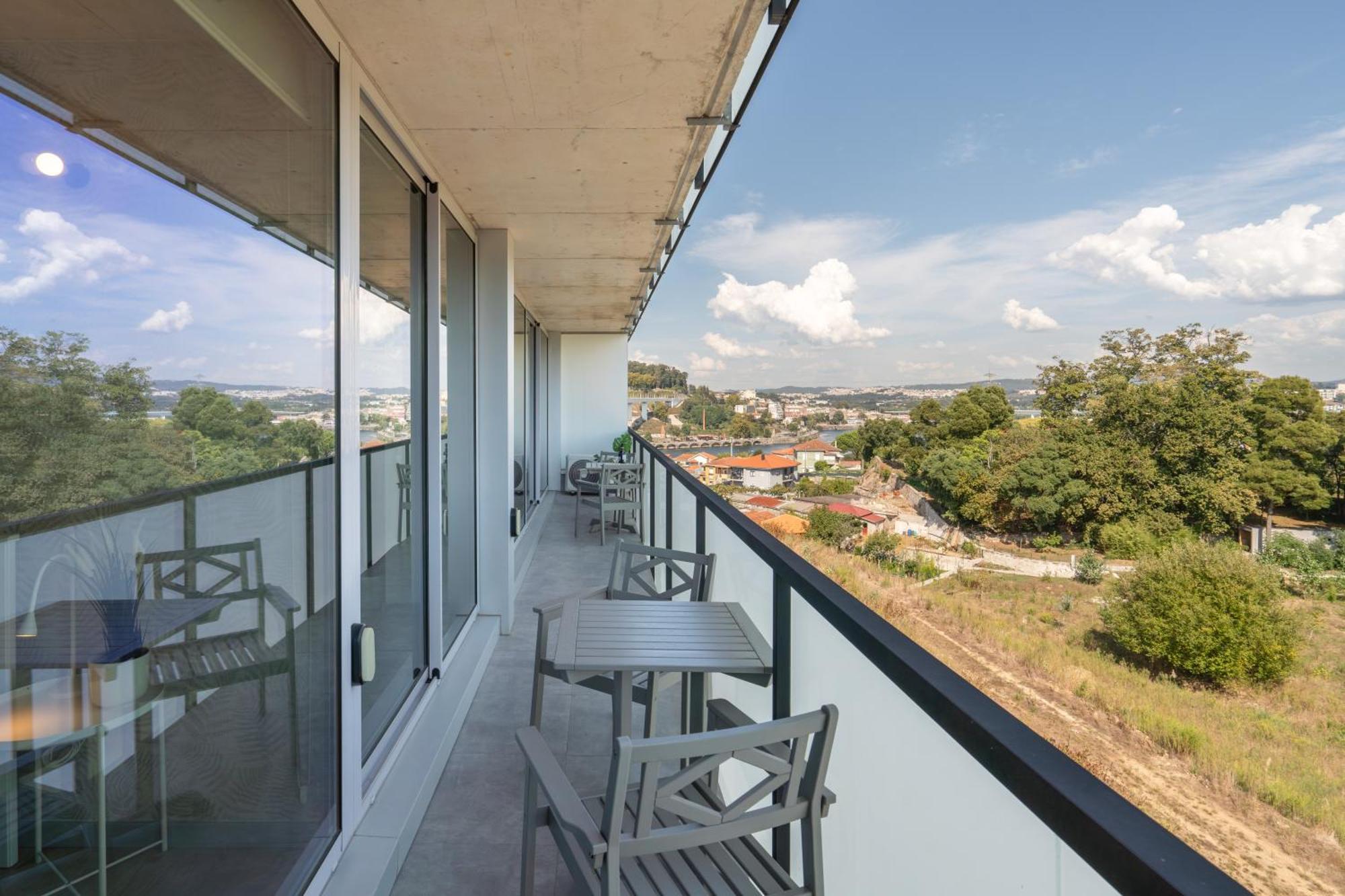 Host Wise - Luxurious Impressive Apartment - Balcony And Pool Vila Nova de Gaia Zimmer foto