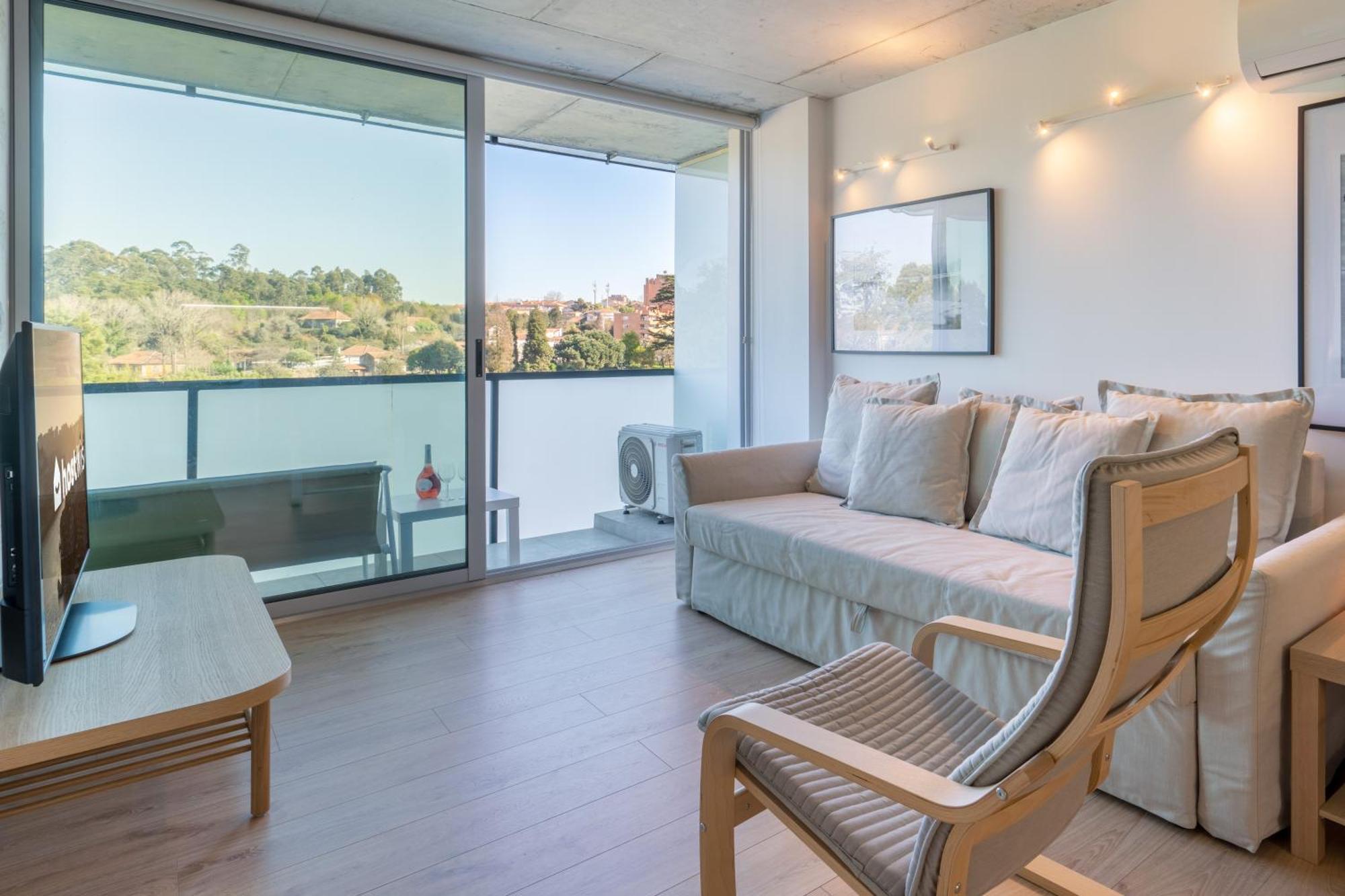 Host Wise - Luxurious Impressive Apartment - Balcony And Pool Vila Nova de Gaia Zimmer foto